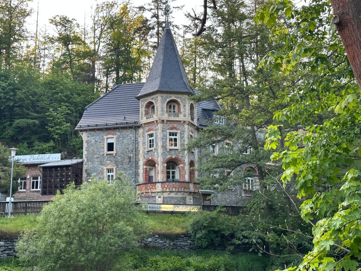 Hotel Bodeblick Thale Exterior foto