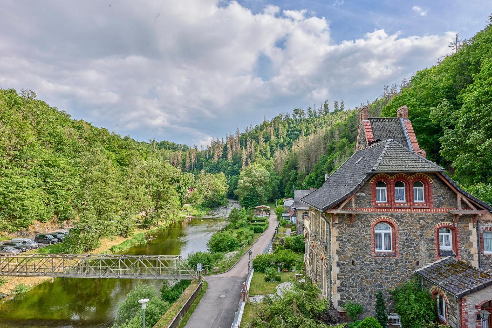 Hotel Bodeblick Thale Exterior foto